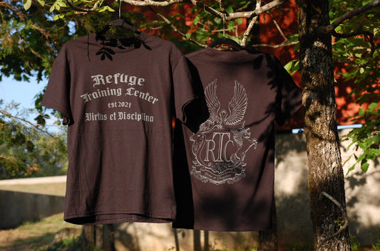 Refuge Crest T-Shirt ( Black/Grey )